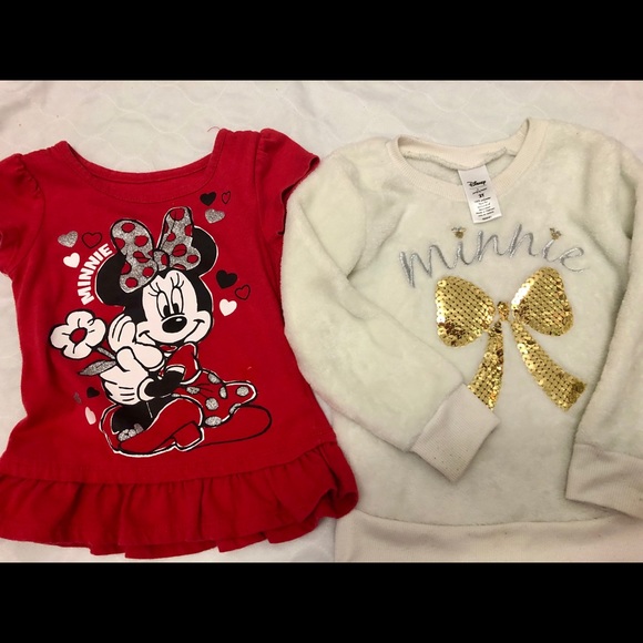 Disney Minnie Tinkerbell size 3T tops - Picture 3 of 3